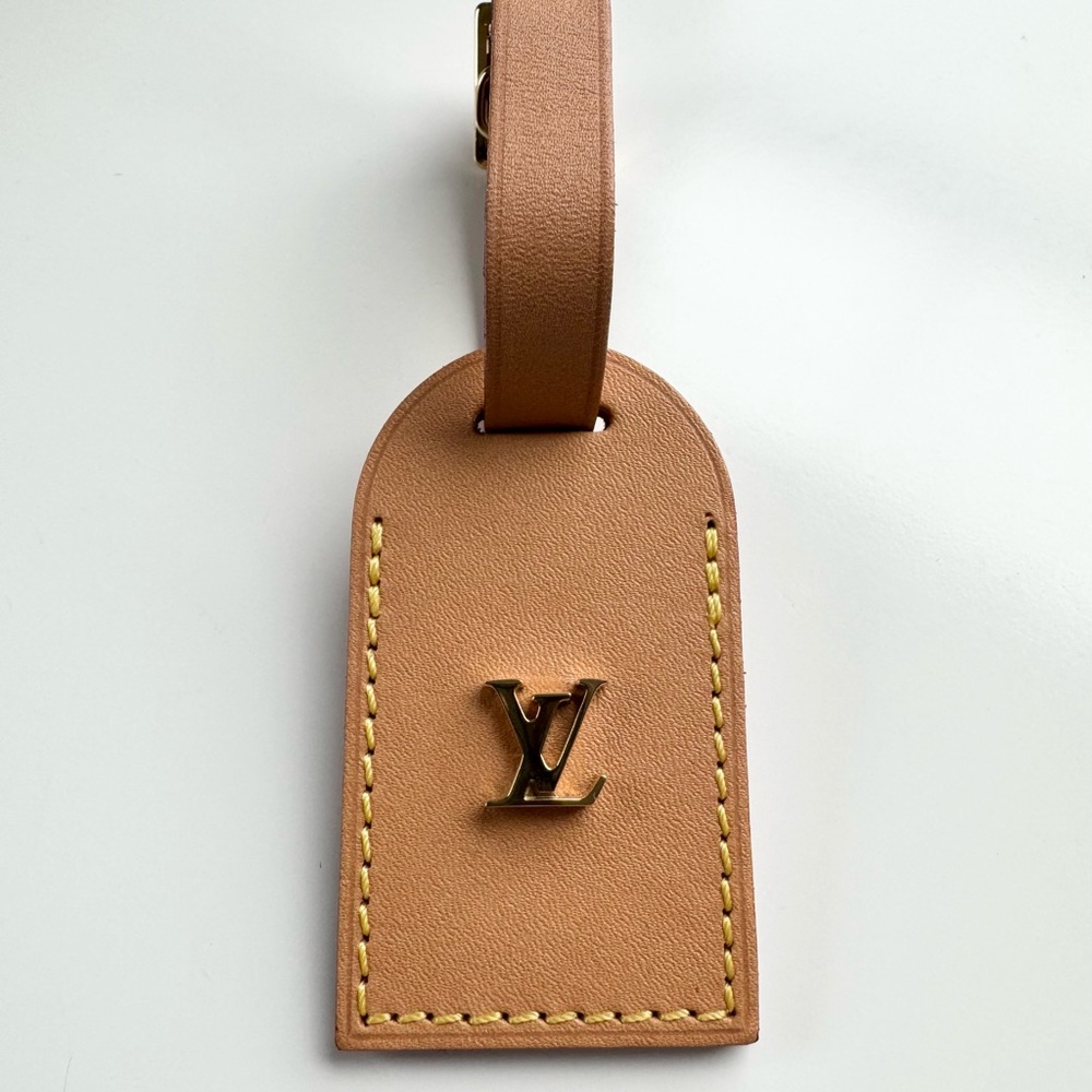 Louis Vuitton Small Vachetta Luggage Tag